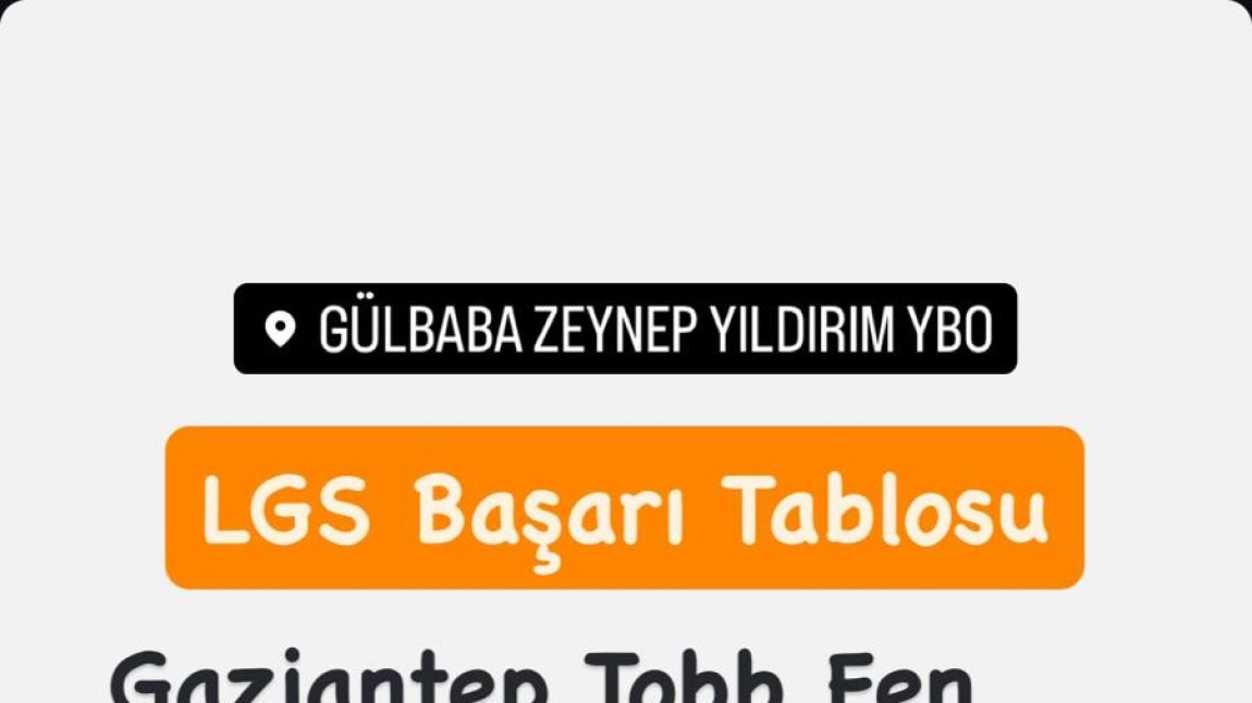 Okulumuzun LGS Başarısı